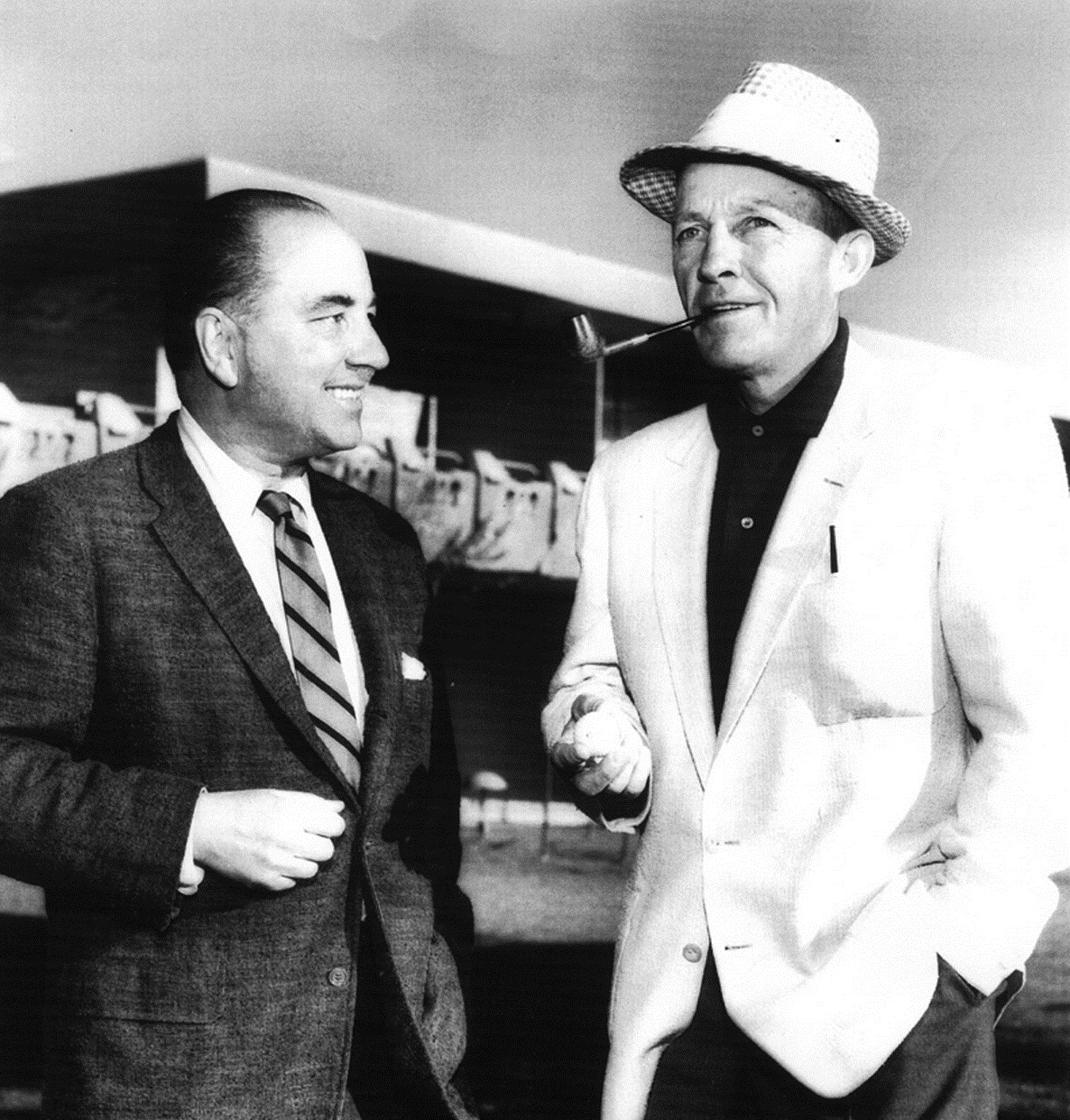 Historical Image of Bing Crosby at the Hotel Valley Ho, 1956, Member of Historic Hotels of America, in Scottsdale, Arizona.