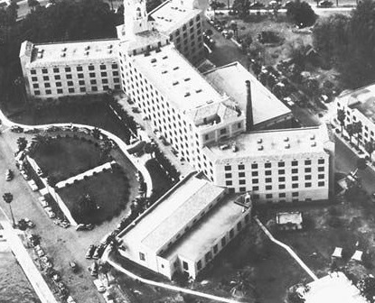 Historical Image of Exterior Aerial View, The Vinoy Resort & Golf Club, Autograph Collection, 1925, Member of Historic Hotels of America, in St. Petersburg, Florida.