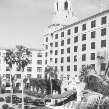 Historical Image of Front Entrance, The Vinoy Resort & Golf Club, Autograph Collection, 1925, Member of Historic Hotels of America, in St. Petersburg, Florida.