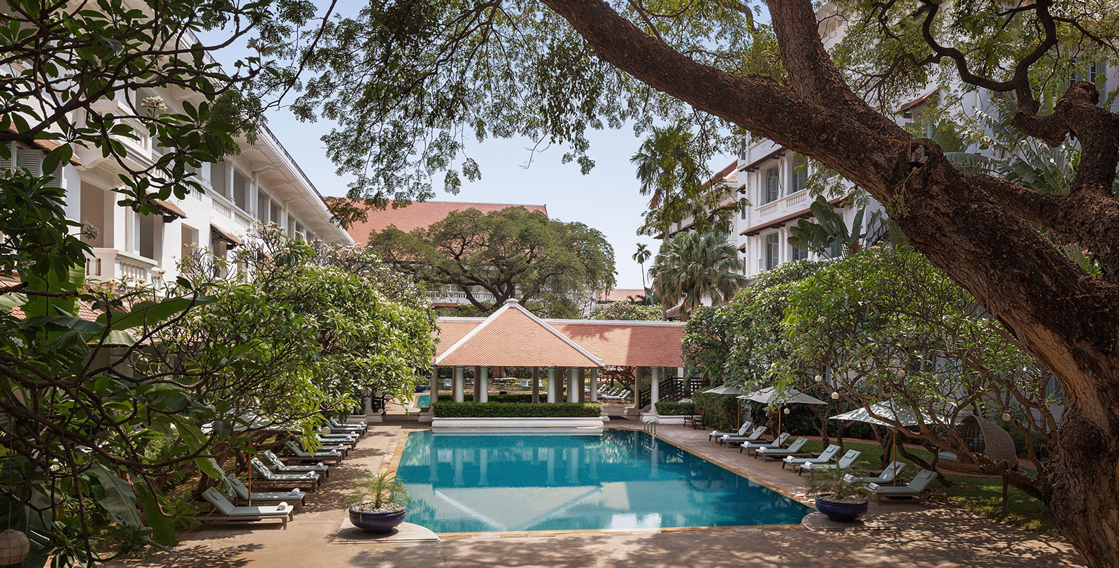 Image of Pool Raffles Hotel Le Royal, 1929, Member of Historic Hotels Worldwide, in Phnom Penh, Cambodia, Spa