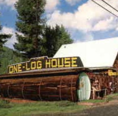 Historical Image Of One-Log House, Historic Hotels Of America
