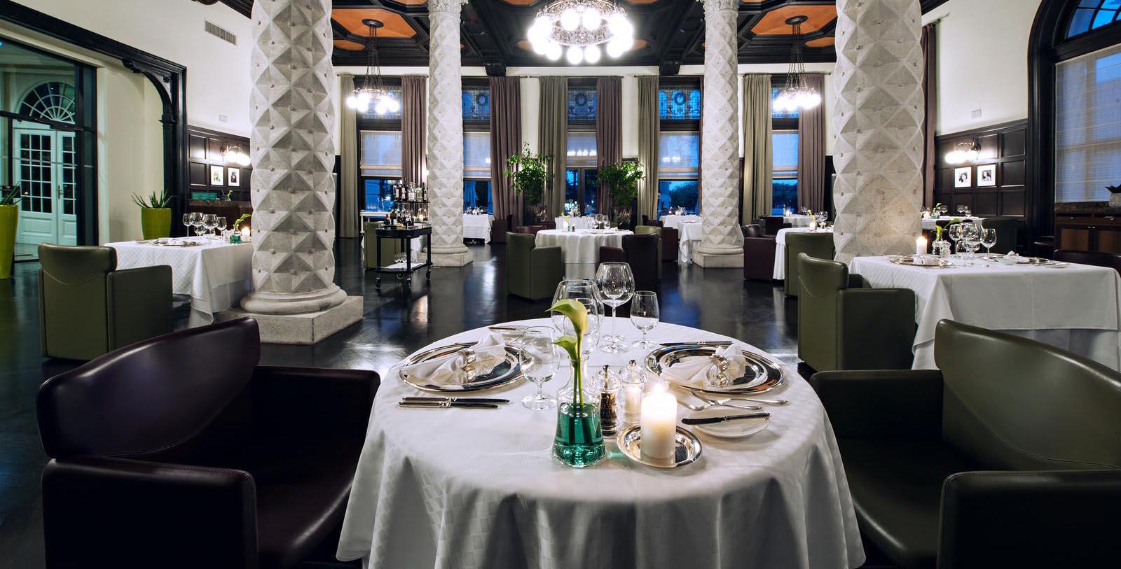 Taste refined Mediterranean cuisine at Restaurant Sophia, the signature restaurant of this historic hotel.