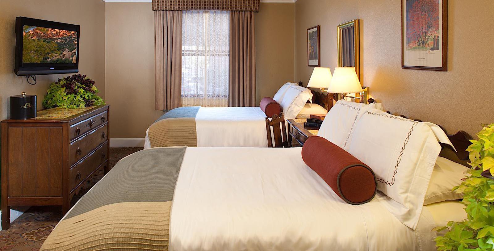 Image of guestroom Hassayampa Inn, 1927, Member of Historic Hotels of America, in Prescott, Arizona, Location Map