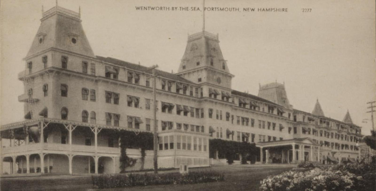 Image of Historic Exterior, Wentworth by the Sea, New Castle, New Hampshire, 1874, Member of Historic Hotels of America, Discover