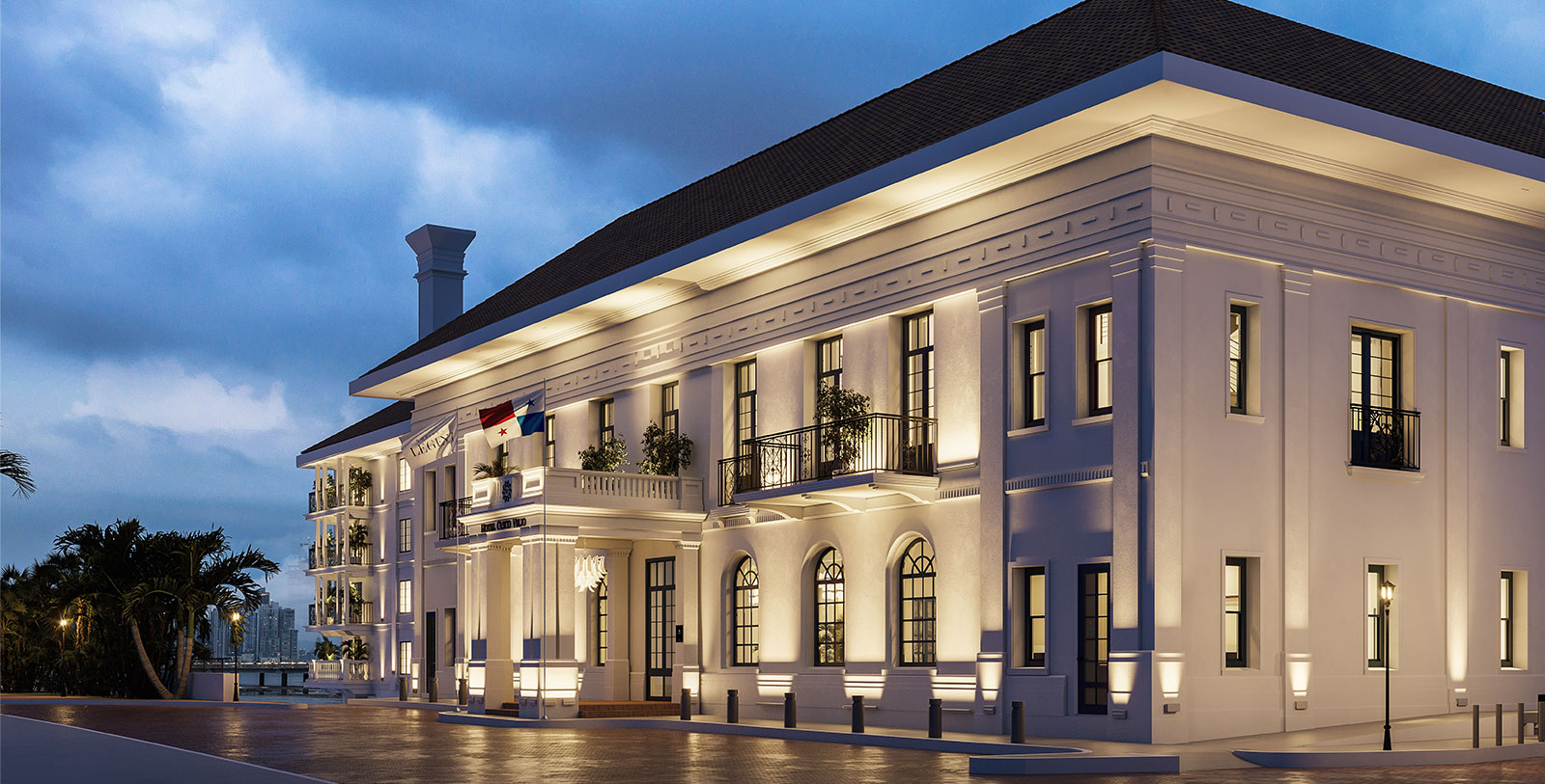 Image of Hotel Exterior of Sofitel Legend Casco Viejo, 1917, a Member of Historic Hotels Worldwide in Panama City, Panama, Special Offers, Discounted Rates, Families, Romantic Escape, Honeymoons, Anniversaries, Reunions