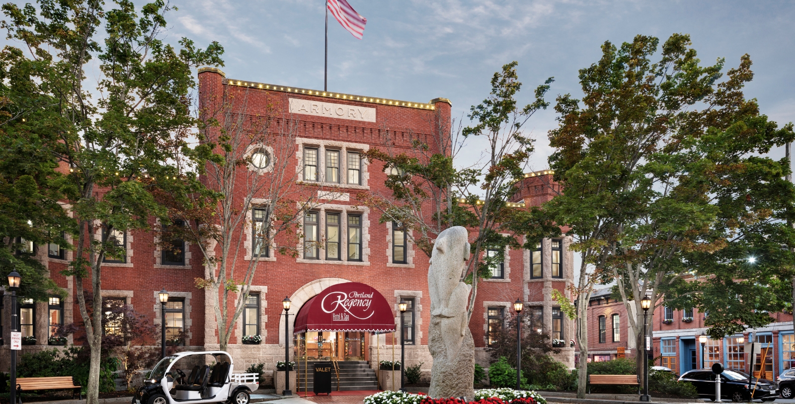Image of Entrance to Portland Regency Hotel & Spa, 1895, Member of Historic Hotels of America, in Portland Maine, Overview