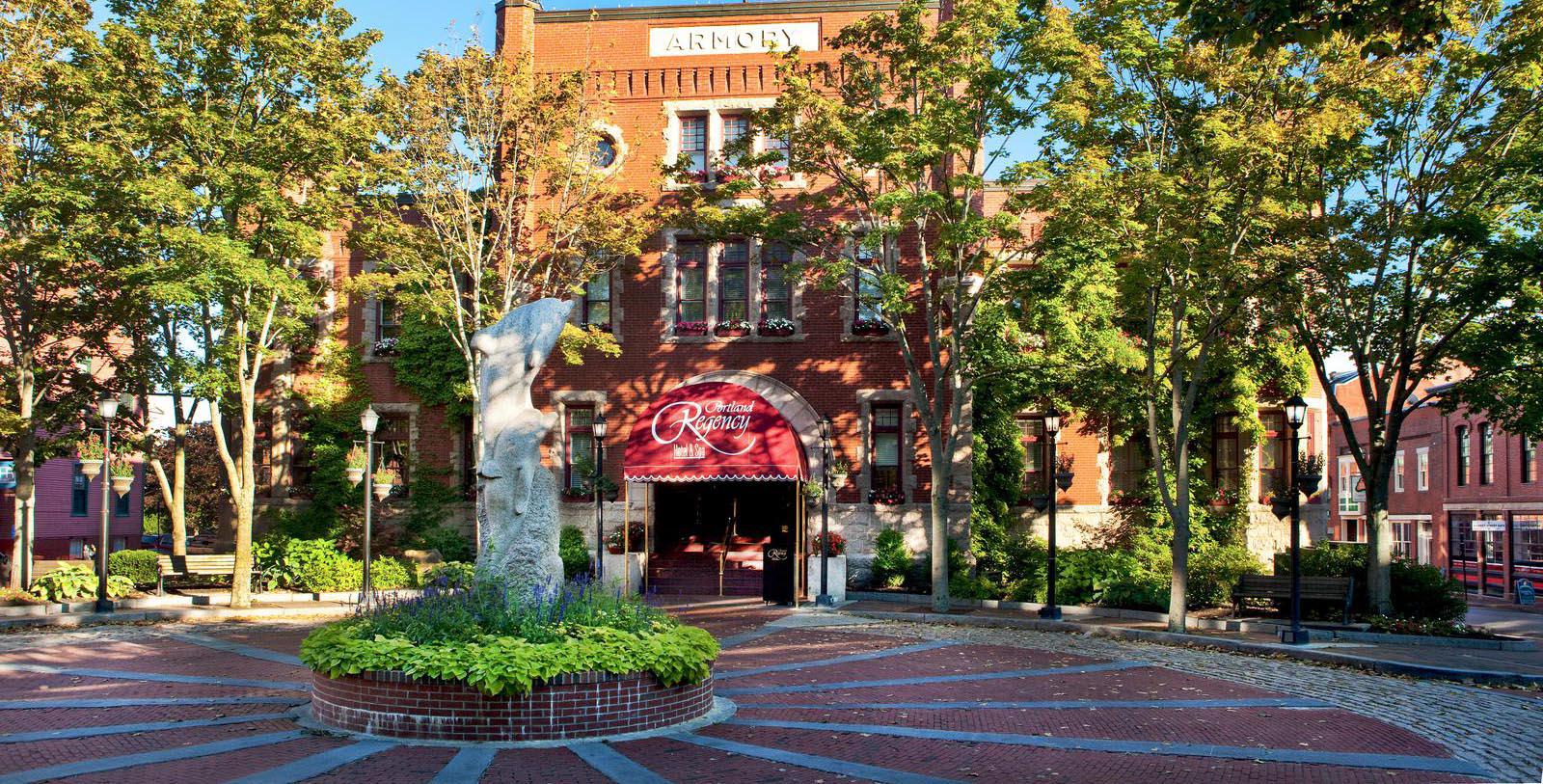 Image of Entrance to Portland Regency Hotel & Spa, 1895, Member of Historic Hotels of America, in Portland Maine, Overview