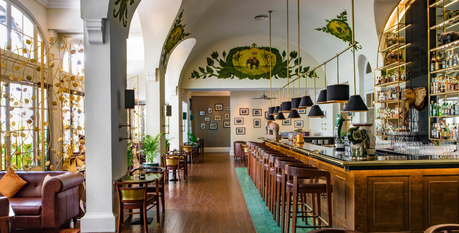 Image of Elephant Bar at Hotel Raffles Grand Hotel D'Angkor, 1932, Member of Historic Hotels Worldwide, in Siem Reap, Cambodia, Discover