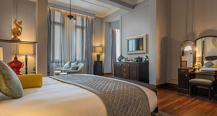 Accommodations:
The Strand Hotel
in Yangon