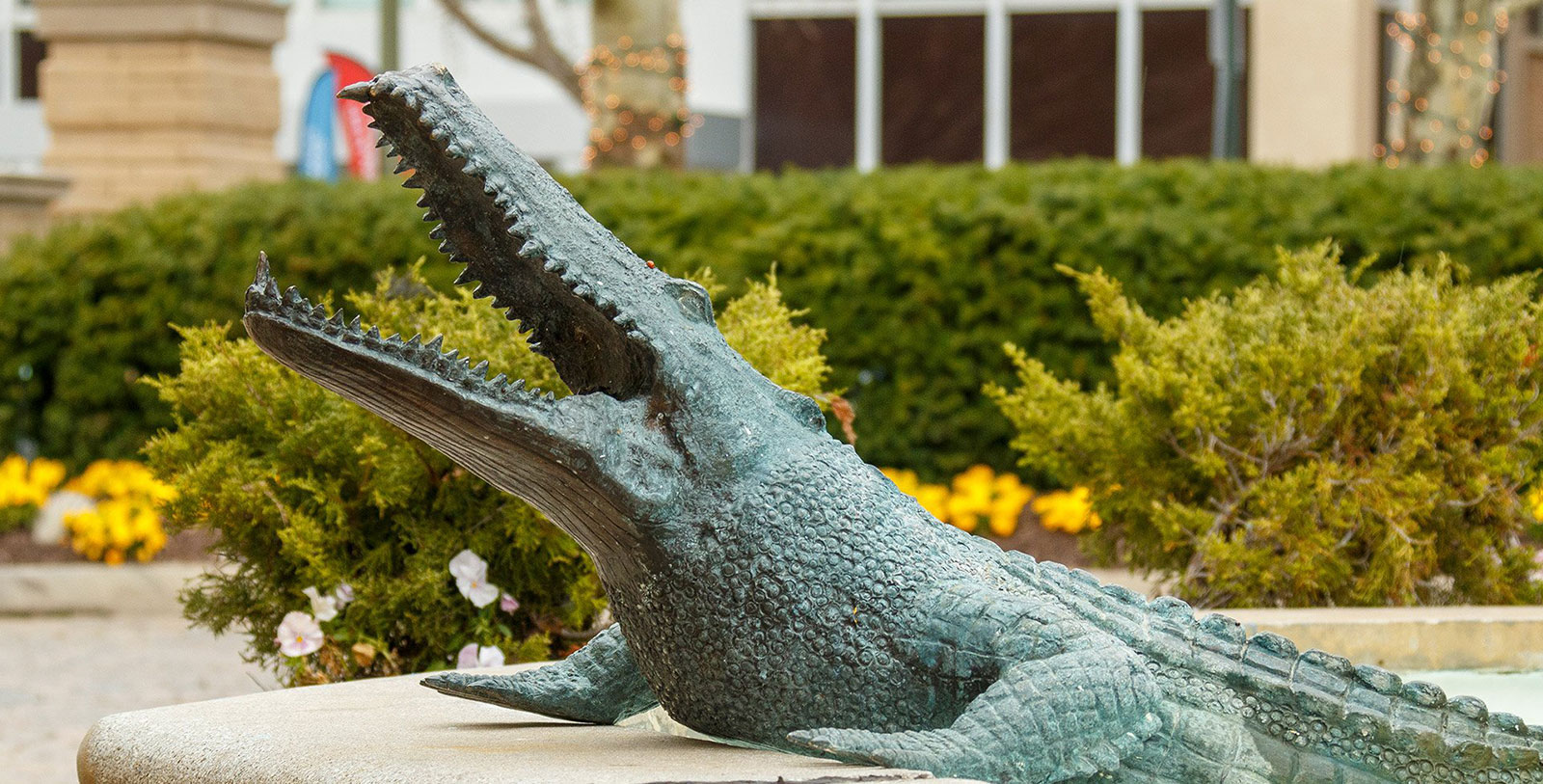 Image of Exterior Fountain with Alligator at The Jefferson Hotel, a member of Historic Hotels of America, in Richmond, Virginia