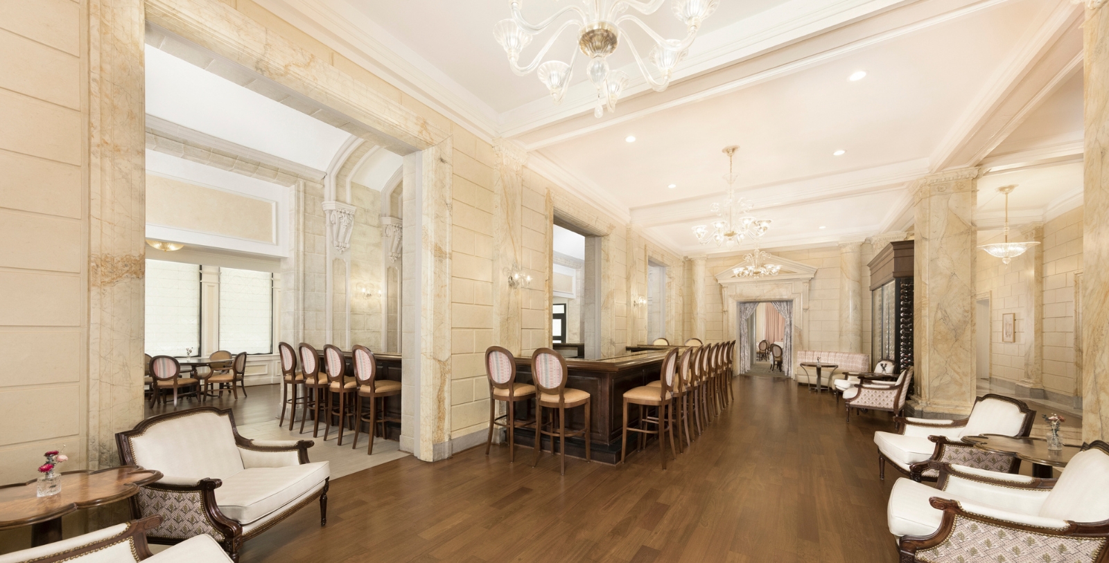 Image of Dining Interior The Jefferson Hotel, 1895, Member of Historic Hotels of America, in Richmond, Virginia, Dining