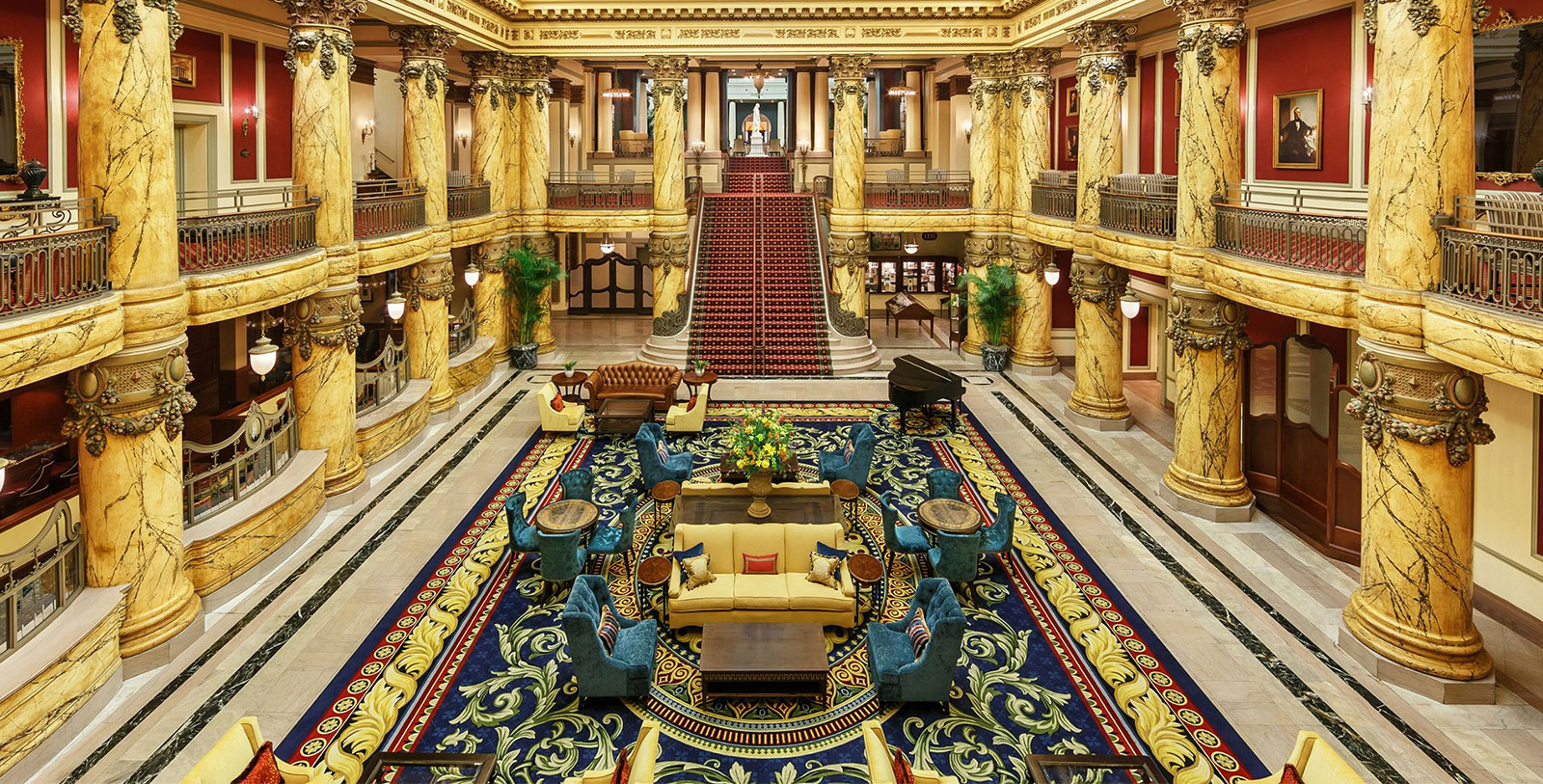 Image of Lobby The Jefferson Hotel, 1895, Member of Historic Hotels of America, in Richmond, Virginia, Experience