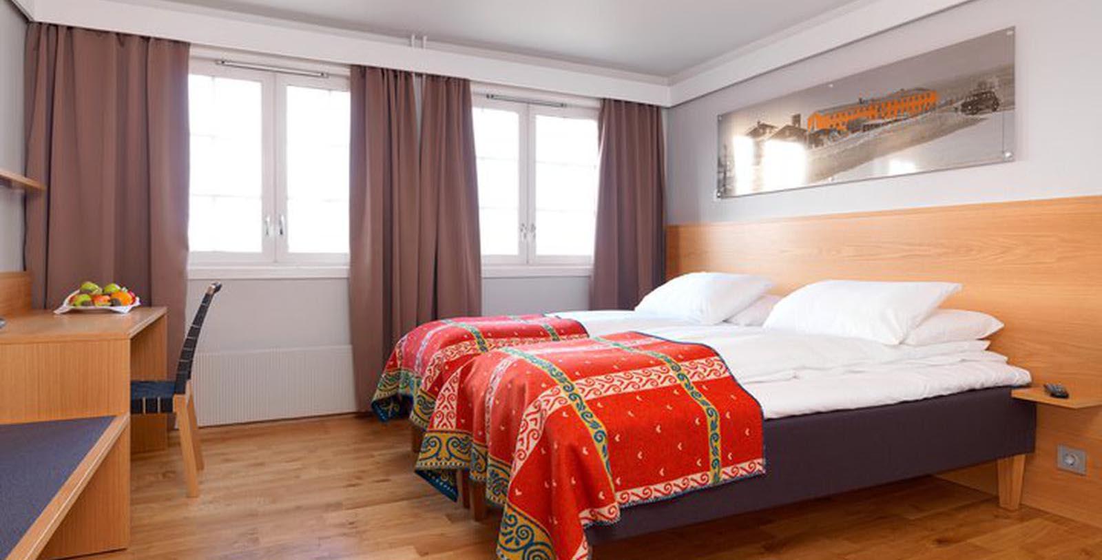 Image of Guestroom at Roros Hotel, 1951, Member of Historic Hotels Worldwide, in Roros, Norway, Location Map