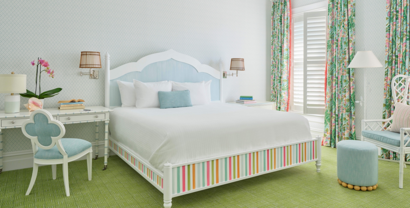 Image of Guestroom Interior The Gasparilla Inn & Club, 1913, Member of Historic Hotels of America, in Boca Grande, Florida, Accommodations