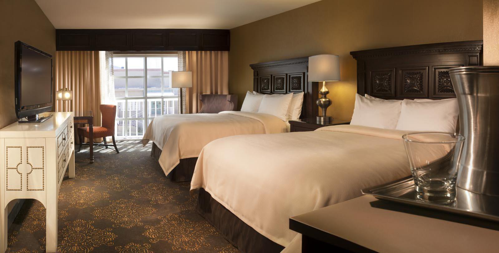 Image of Guestroom Interior, Hilton Santa Fe Historic Plaza in Santa Fe, New Mexico, 1625, Member of Historic Hotels of America, Location Map