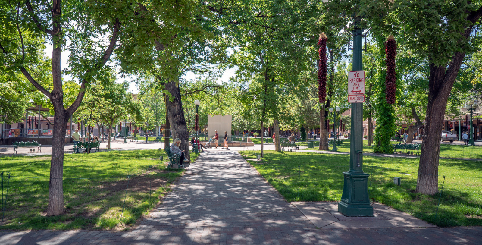 Explore the Santa Fe Plaza, a U.S. National Historic Landmark.