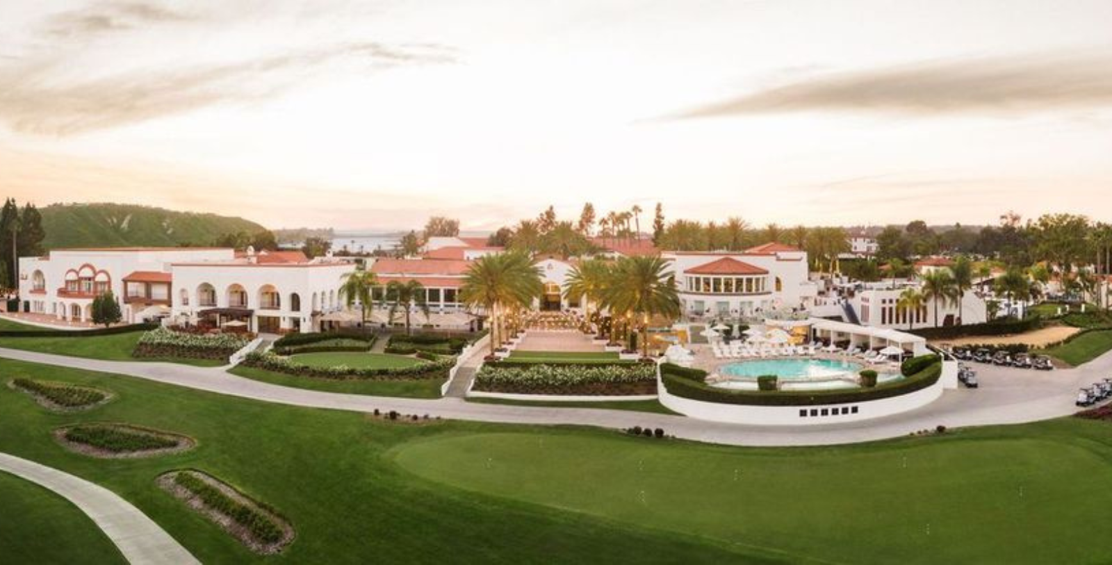 Image of Hotel Exterior & Outdoor Pool, Omni La Costa Resort, Carlsbad, California, 1965, Member of Historic Hotels of America, Overview