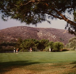 Historical Image of Golf Course, Rancho Bernardo Inn, 1963, Member of Historic Hotels of America, in Rancho Bernardo, California.