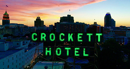 Hotel History In San Antonio Texas The Crockett Hotel