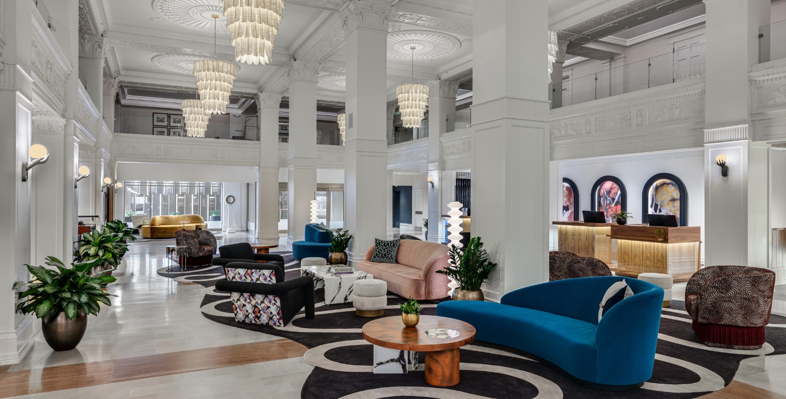 Image of Lobby of The Gunter Hotel San Antonio Riverwalk (1909), a member of Historic Hotels of America since 2025, San Antonio, Texas