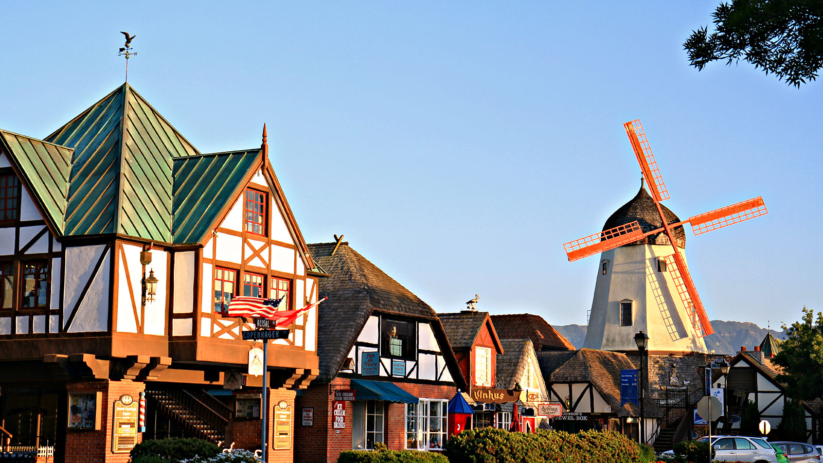 Explore the historic core of downtown Solvang, founded in 1911 by Danish immigrants.