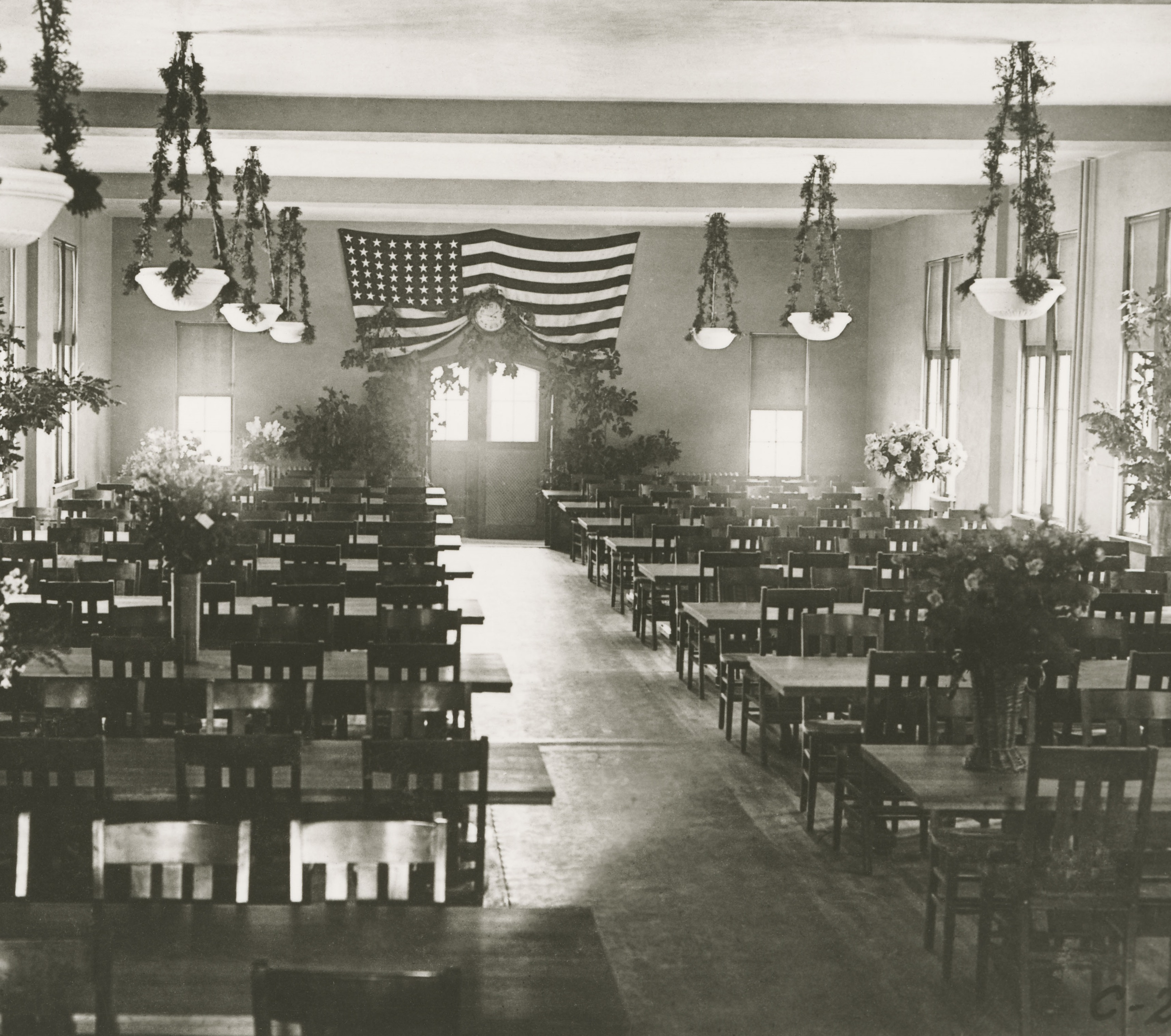 Historical Image of Event Space, The American Club, 1918, Member of Historic Hotels of America, in Kohler, Wisconsin.