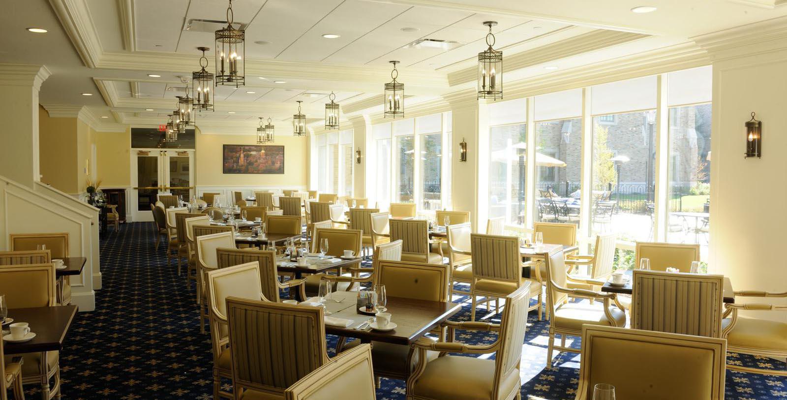 Image of Sorin's Restaurant, Morris Inn at Notre Dame in South Bend, Indiana, 1952, Member of Historic Hotels of America, Taste