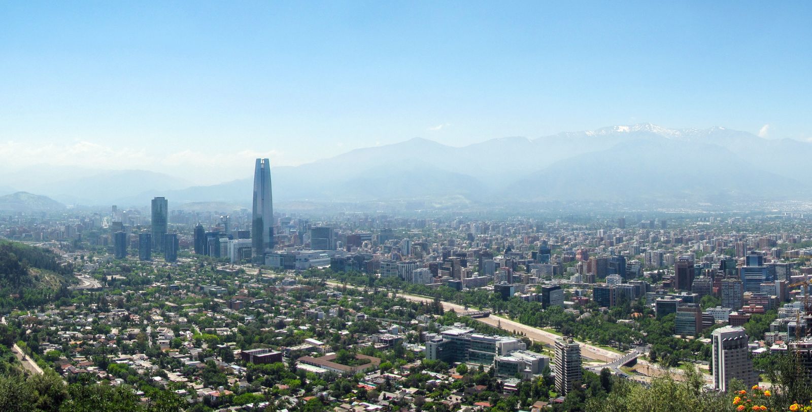 Experience the highest point in South America at the Sky Costanera.