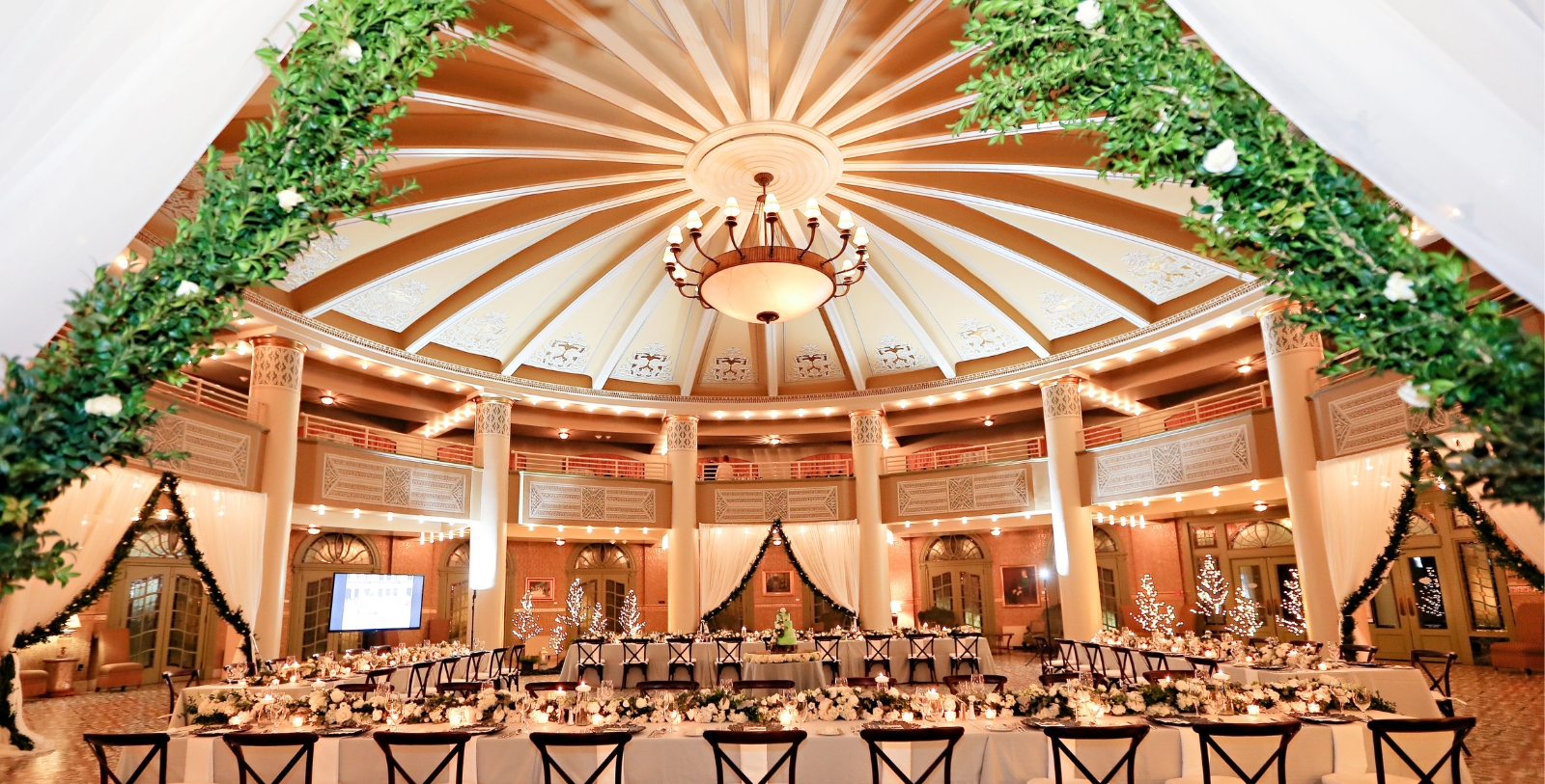 Image of wedding reception at French Lick Springs Hotel, 1845, Member of Historic Hotels of America, in French Lick, Indiana, Request For Proposal