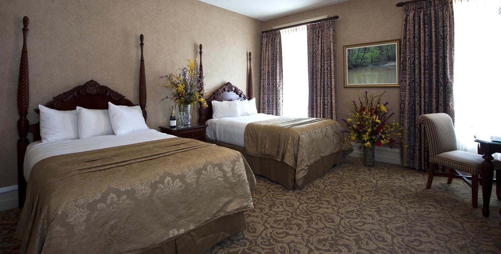 Image of guestroom at French Lick Springs Hotel, 1845, Member of Historic Hotels of America, in French Lick, Indiana, Location Map