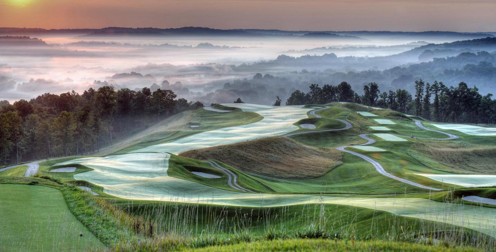 Image of golf course at French Lick Springs Hotel, 1845, Member of Historic Hotels of America, in French Lick, Indiana, Explore