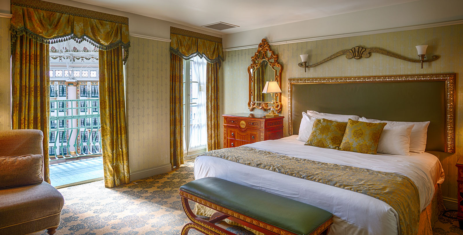 Image of guestroom West Baden Springs Hotel, 1902, Member of Historic Hotels of America, in West Baden Springs, Indiana,Accommodations