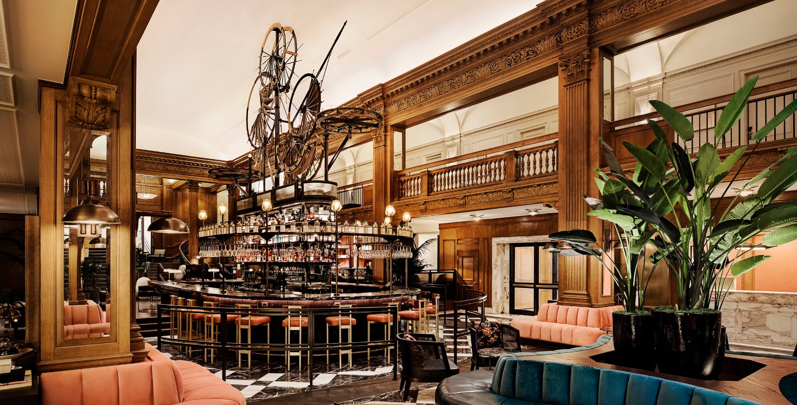 Image of Reception at Fairmont Olympic Hotel, 1924, Member of Historic Hotels of America, in Seattle, Washington, Explore