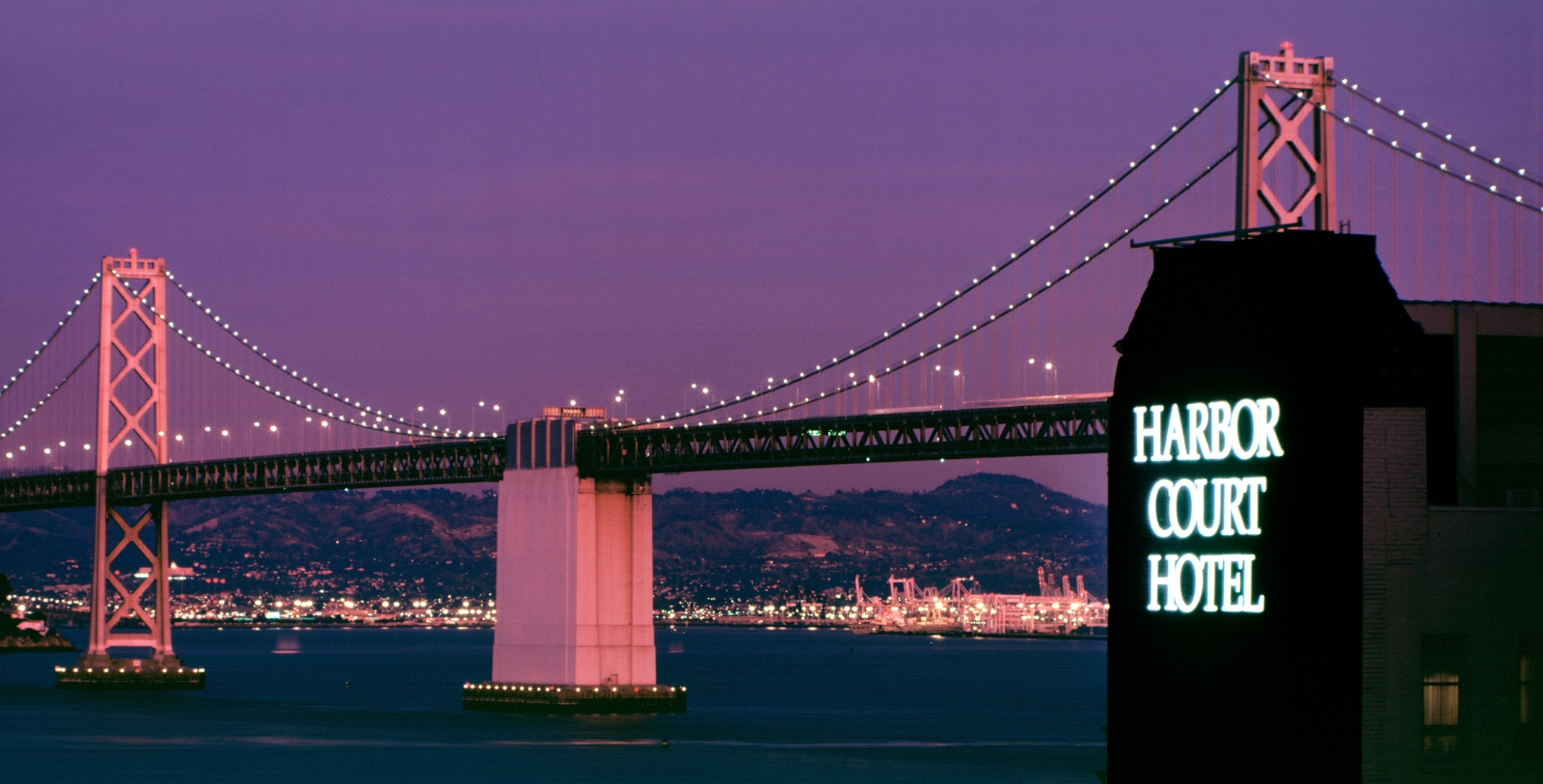 Image of Hotel Exterior of Harbor Court Hotel (1906), a Member of Historic Hotels of America in San Francisco, California.