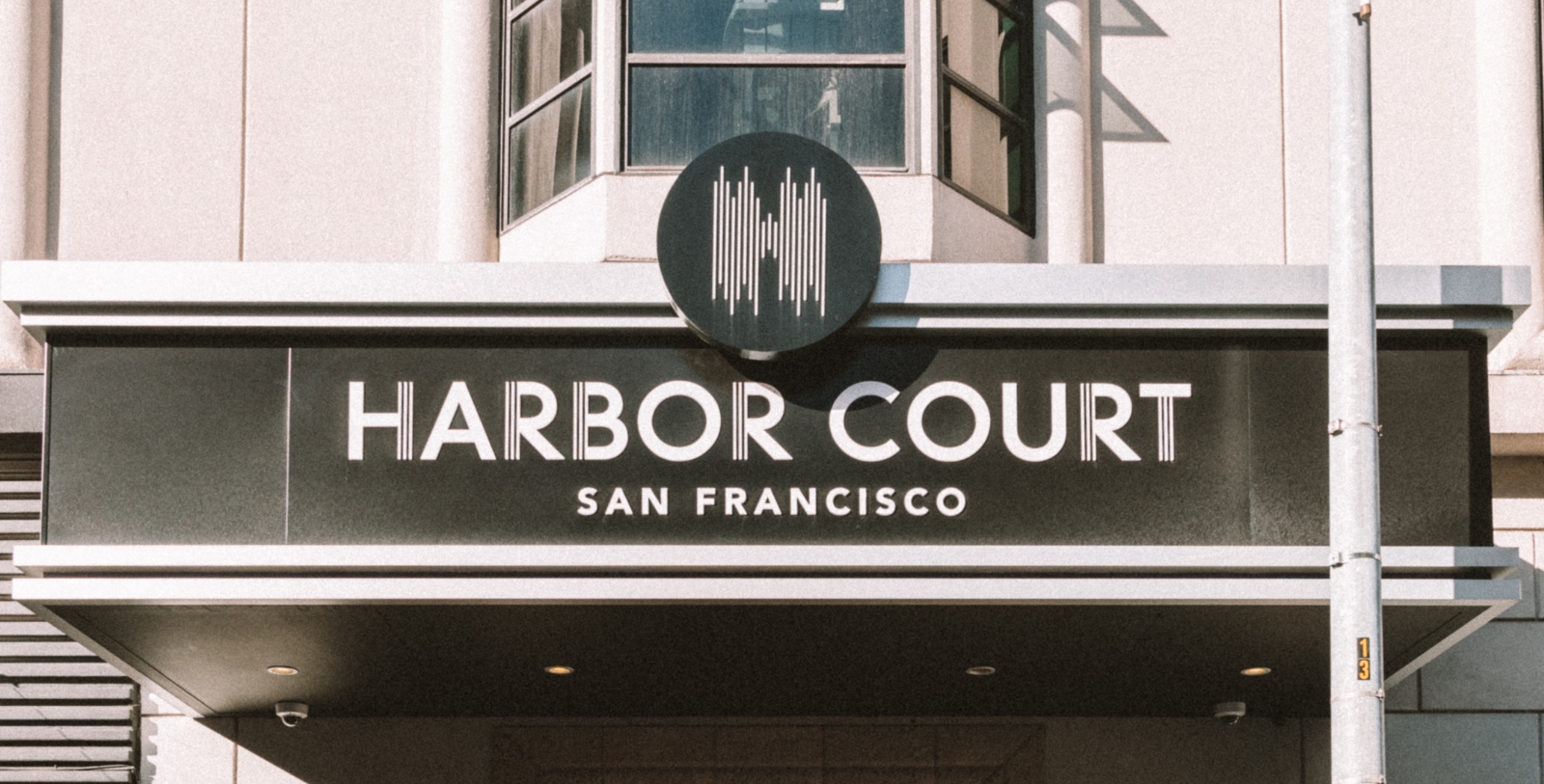 Image of Hotel Exterior of Harbor Court Hotel (1906), a Member of Historic Hotels of America in San Francisco, California.