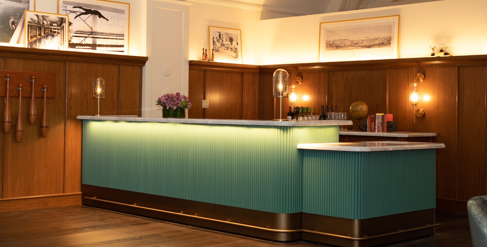 Image of Hotel Lobby of Harbor Court Hotel (1906), a Member of Historic Hotels of America in San Francisco, California.