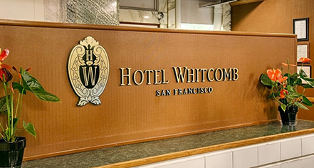 Activities:
Hotel Whitcomb
in San Francisco