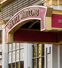Activities:
Hotel Whitcomb
in San Francisco