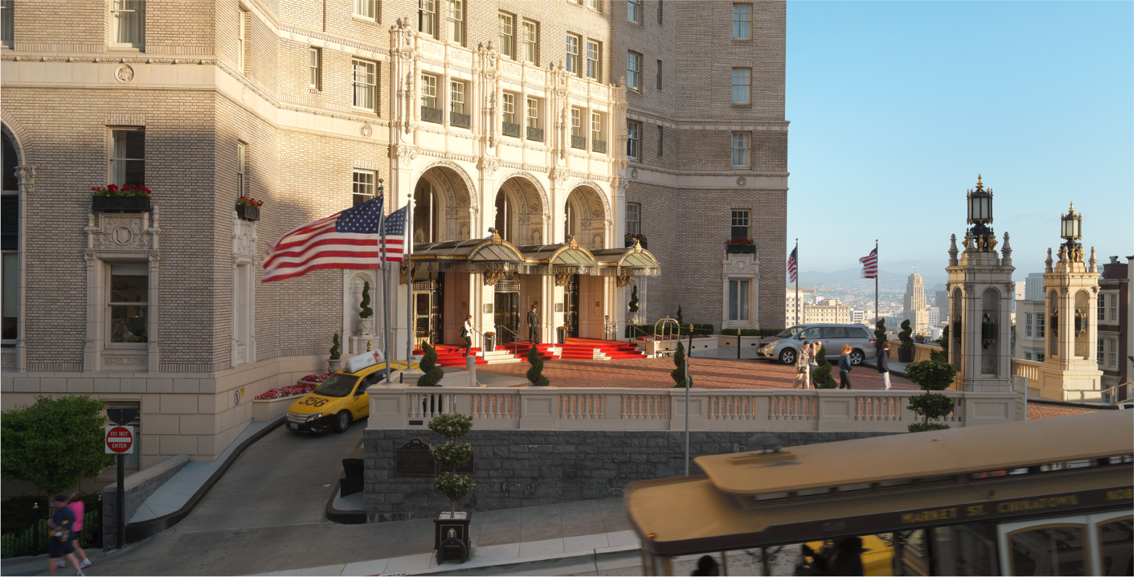 Image of Hotel Exterior, InterContinental Mark Hopkins Hotel in San Francisco, California, 1926, Member of Historic Hotels of America, Experience