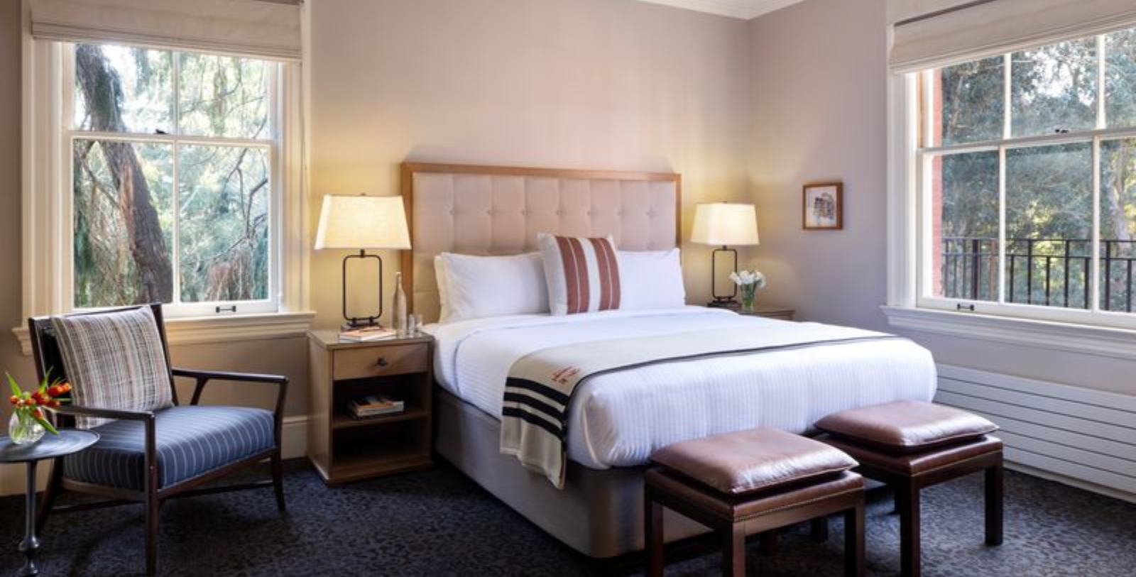 Image of Guestroom Interior, Inn at the Presidio in San Francisco, California, 1903, Member of Historic Hotels of America, Accommodations