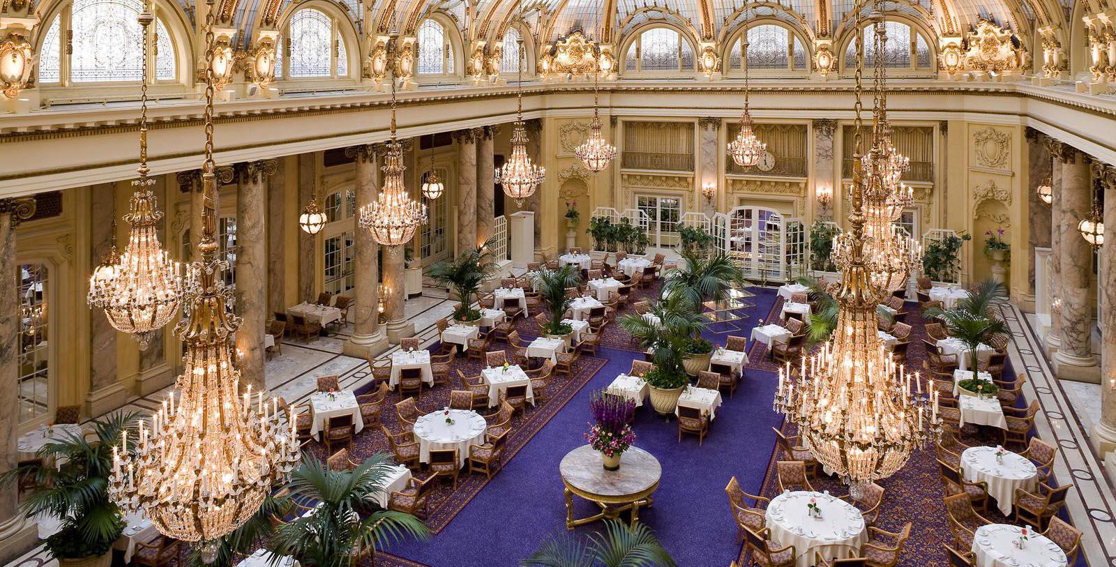 Image of the Garden Court of the Palace Hotel in San Francisco, California