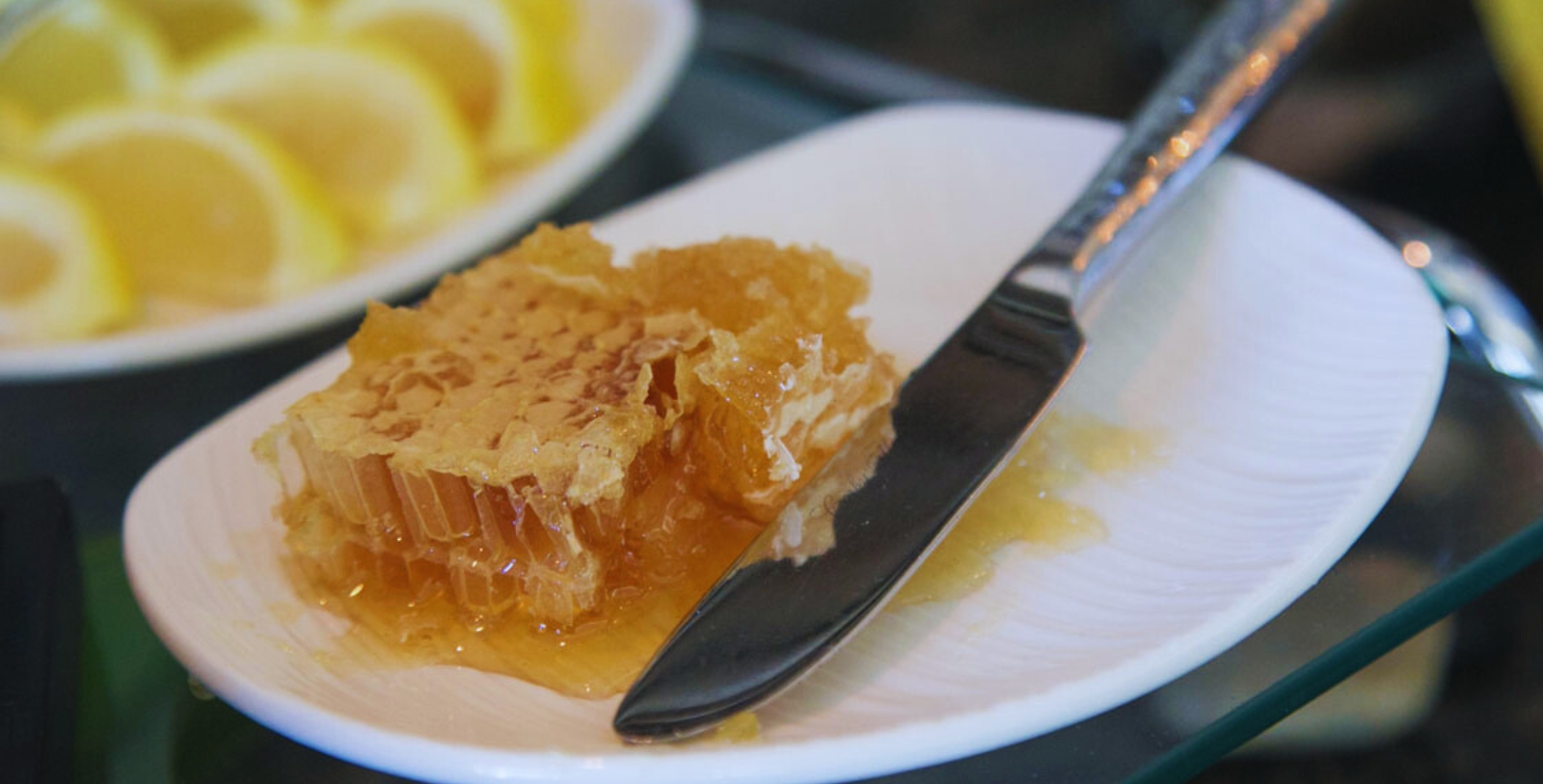 Taste creations made from local honey produced by bees kept on Omni San Francisco’s rooftop.