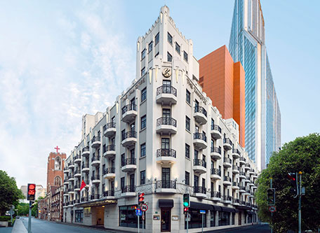 Image of Hotel Exterior, The Yangtze Boutique Shanghai, 1933, Member of Historic Hotels Worldwide, Shanghai, China, Special Offers, Discounted Rates, Families, Romantic Escape, Honeymoons, Anniversaries, Reunions
