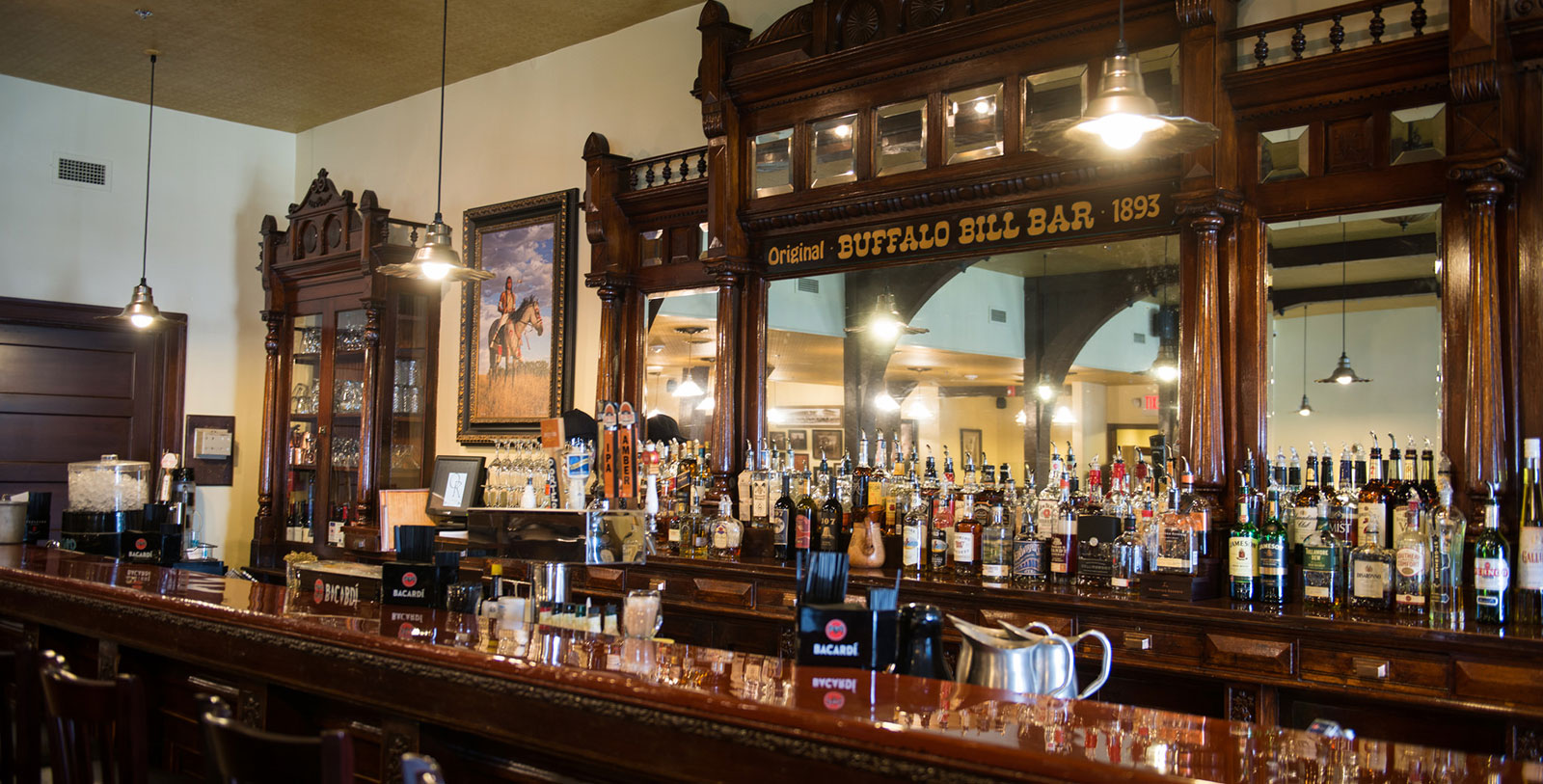 Image of Buffalo Bill Bar, Sheridan Inn, 1893, Member of Historic Hotels of America, in Sheridan, Wyoming, Dining