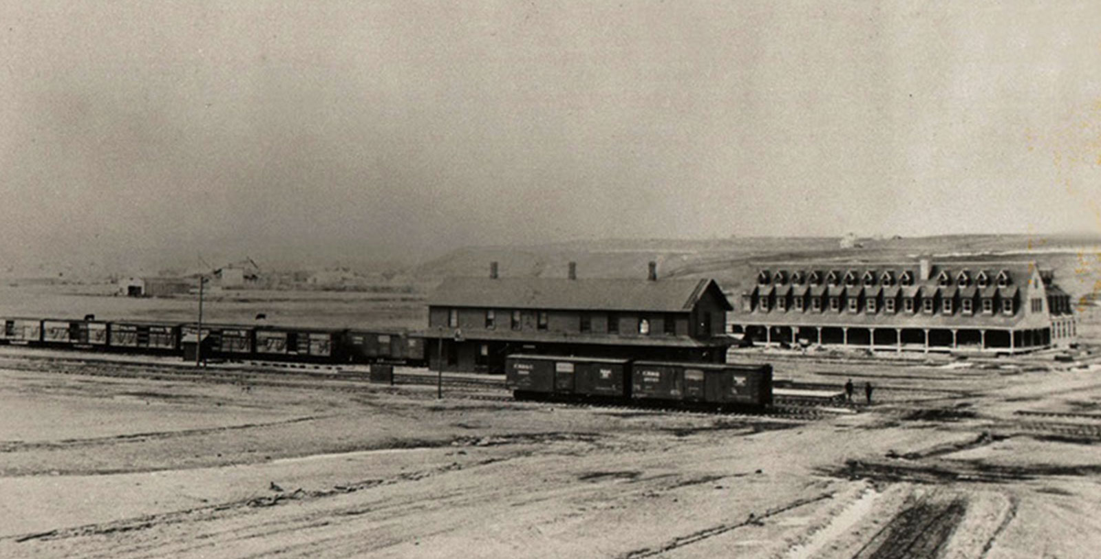 Image of Historic Exterior, Sheridan Inn, 1893, Member of Historic Hotels of America, in Sheridan, Wyoming, History
