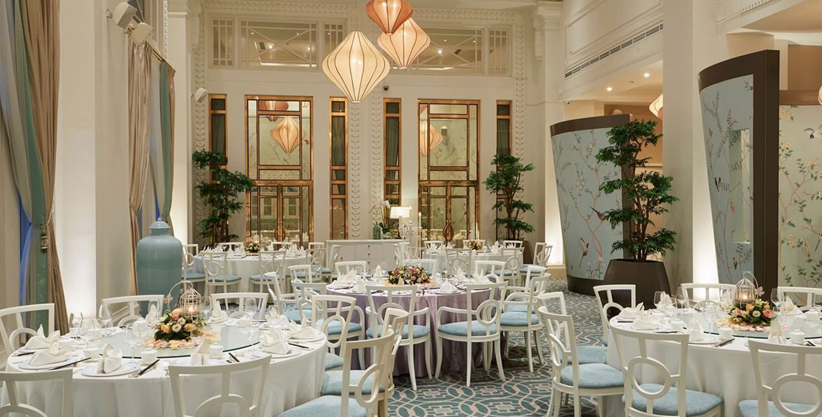 Image of Wedding Reception at Jade Restaurant, The Fullerton Hotel Singapore, 1924, Member of Historic Hotels Worldwide, in Singapore, Weddings