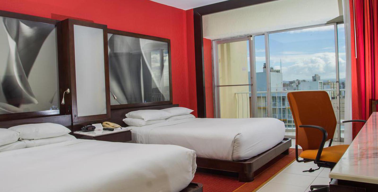 Image of Guestroom Interior The Condado Plaza Hilton, 1963, Member of Historic Hotels of America, in San Juan, Puerto, Rico, Location