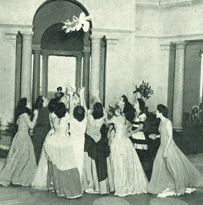 Historical Image of Wedding Circa 1940 at Condado Vanderbilt Hotel, 1919, Member of Historic Hotels of America, in San Juan, Puerto Rico.