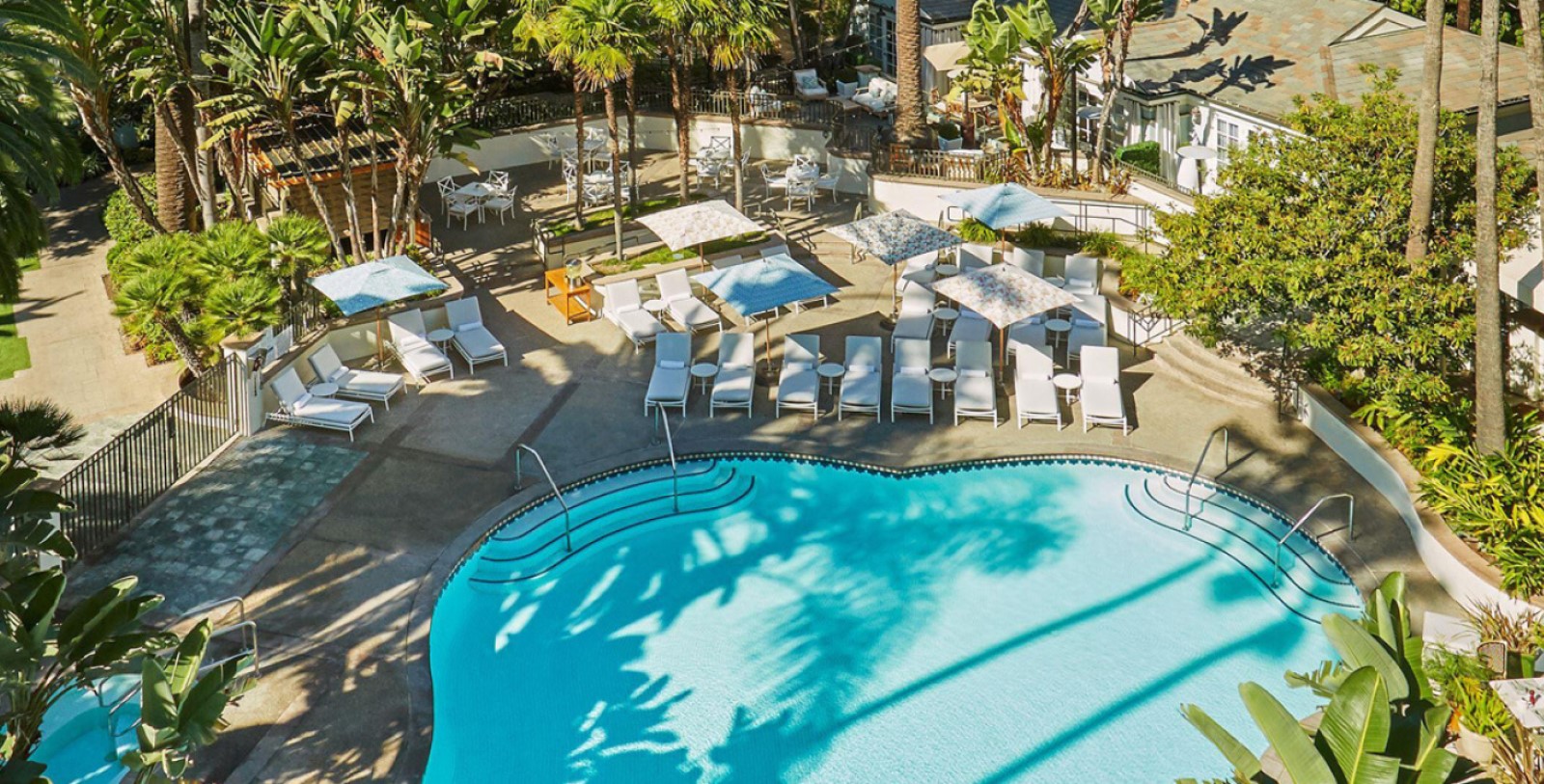 Image of Outdoor Pool at Fairmont Miramar Hotel & Bungalows, 1921, Member of Historic Hotels of America, in Santa Monica, California, Spa