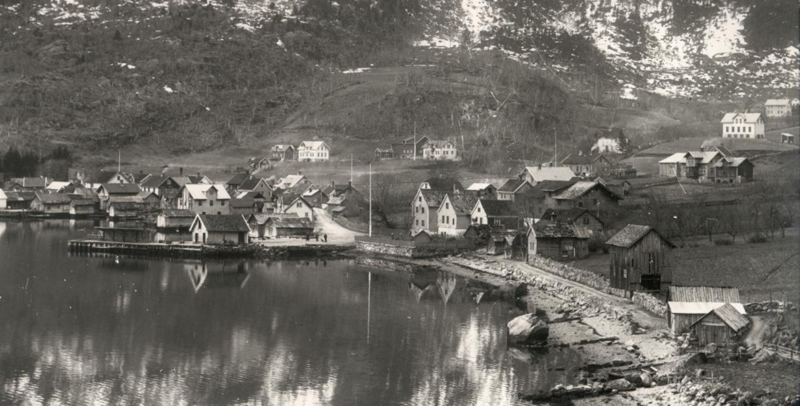 Historical image of Solvorn, Norway, home to Walaker Hotell, 1640, Member of Historic Hotels Worldwide since 2023, in Solvorn, Norway